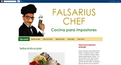 Desktop Screenshot of falsariuschef.com