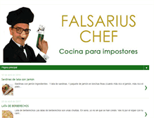 Tablet Screenshot of falsariuschef.com